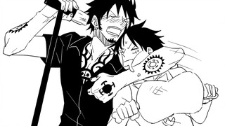 [Tulisan tangan One Piece] Luo Lu "Fokus kesepian dan gairah"