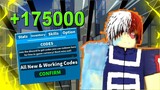 (+175000) All New/Working Codes + New One Piece Game ! | Boku No Roblox: Remastered |Roblox MHA Game