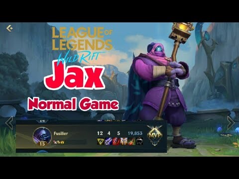 LoL Wild Rift Closed Beta: Jax (Top) Normal Game | Gameplay