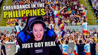 LATINA REACTS to PHILIPPINES NU Pep Squad - 2019 UAAP CDC for the FIRST TIME // HARD TO BEAT!!