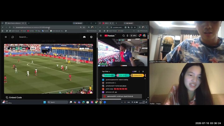 France vs Morocco (2-0) 10Jul26  Mbappe, Dembele scored!