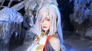 [Xiaomu x Bones] Cahaya bulan di Liyuecheng sangat indah | Genshin Impact Shen He x Ningguang cos