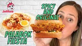 Jollibee SPICY CHICKEN Sandwich REACTION!  Plus! PALABOK for the First time