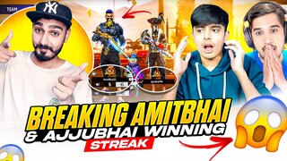 Amit Bhai And Ajjubhai Breaking Streak Of Angry Youtuber Gone Wrong - GARENA FREE FIRE MAX
