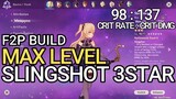 fischl dps build 98% CRIT RATE! MAX SLINGSHOT 3 STAR! WEAPON SHOWCASE lv 90!