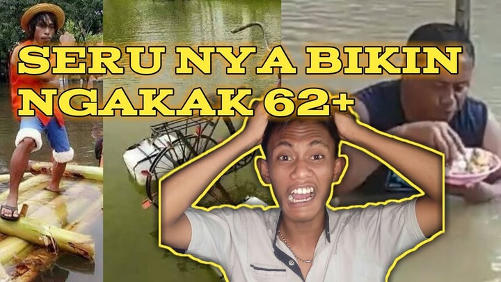MOMEN LUCU WARGA SAAT BANJIR BIKIN NGAKAK