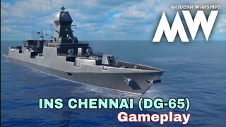 Modern Warships: INS CHENNAI (DG-65) Indian Destroyer..  Online Match gameplay.