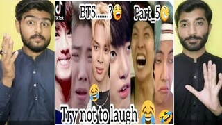 BTS Funny TikTok Compilation | BTS Funny TikTok Hindi Dubbed | Pakistani Reaction On BTS