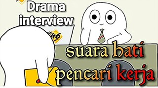 drama saat interview, kartun Indonesia, animasi Indonesia