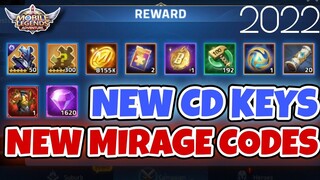 NEW MIRAGE Codes + 10 NEW CD KEYS | Mobile Legends Adventure 2022