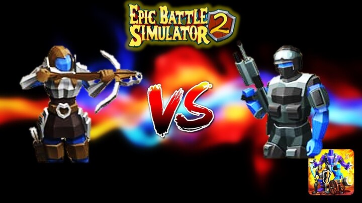 Epic Battle Simulator 2 | 120 CROSSBOWS VS 120 M16!