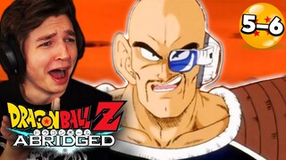 Nappa is HILARIOUS | Dragon Ball Z: Abridged REACTION Episode 5 - 6
