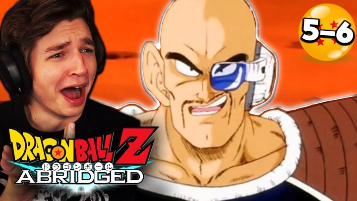 Nappa is HILARIOUS | Dragon Ball Z: Abridged REACTION Episode 5 - 6
