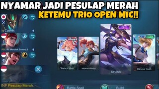 NYAMAR JADI PESULAP MERAH MAIN FANNY, BERBURU PARA DUKUN DI MOBILE LEGENDS!!