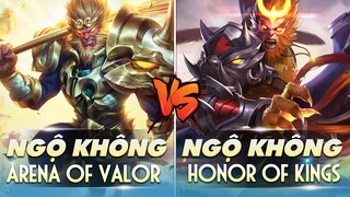 NGỘ KHÔNG Liên Quân Mobile & NGỘ KHÔNG VGVD ( 孙悟空 Honor Of Kings )