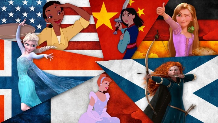 Disney Princesses singing in their Native Languages