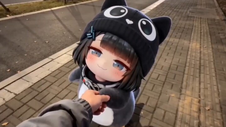 เพนกวินน้อย: คน! พาหนูไปกินของอร่อยหน่อย～