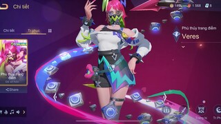 Liên Quân Mobile - Review Skin Veres Phù Thuỷ Trang Điểm
