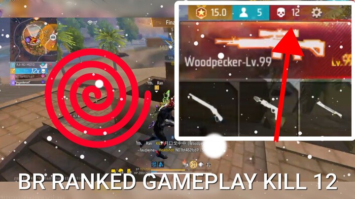 12 Kill BR Rank Free Fire