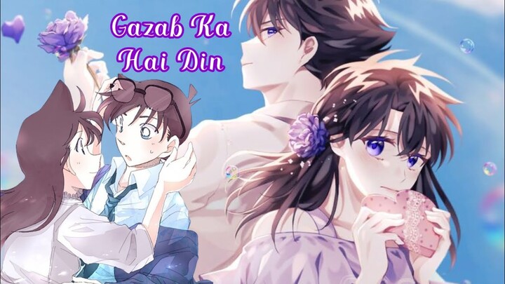 Detective Conan Hindi AMV Gazab Ka Hai Din Shinichi💞Ran💘 Kaito💞Aoko