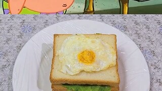 Super delicious, juicy, and tasty sandwich "SpongeBob"
