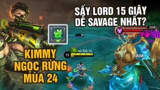 Tốp Mỡ | KIMMY NGỌC RỪNG mùa 24: ĂN RÙA 5 GIÂY, SẤY LORD VÀNG 15 GIÂY? XẠ THỦ DỄ SAVAGE NHẤT MLBB??