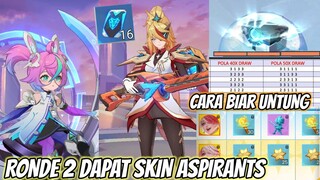 PASTI DAPAT SKIN ASPIRANT MODAL TIKET RONDE 2, PANEN SKIN EPIC YANG PALING GAMPANG