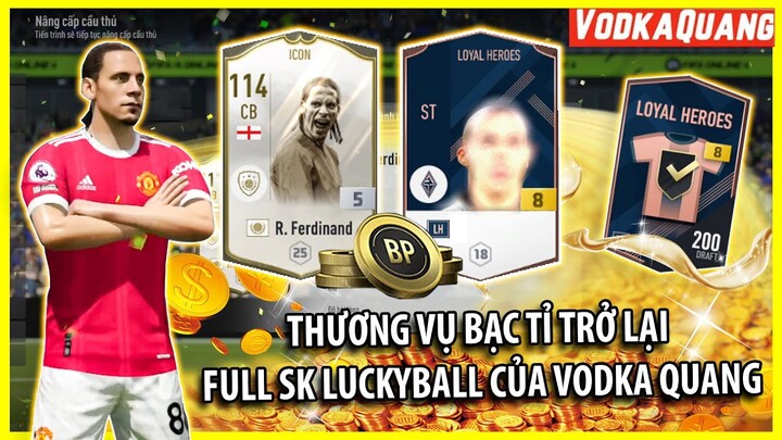 Vodka RICH | Thương vụ bạc tỉ trở lại với full sk lucky ball cùng siêu kèo CB MU +5 của Vodka Quang