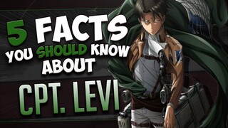 LEVI ACKERMAN FACTS - ATTACK ON TITAN