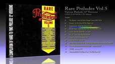 Rare Preludes Vol.5 (1993) Various Prelude 12' Versions [CD Album]