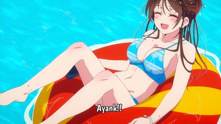 Mana tahan lihat Chizuru-chan di kolam renang cuman pakek bikini wak 🥵💦