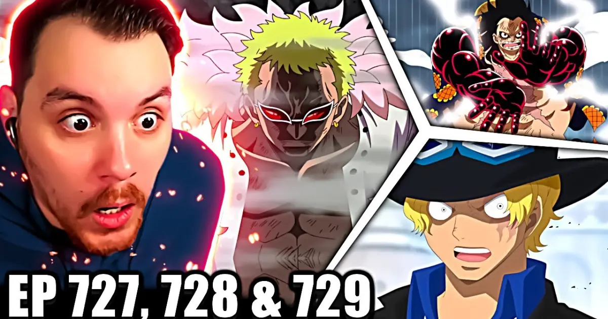 Finish Him Luffy One Piece Reaction Episode 727 728 729 Bilibili
