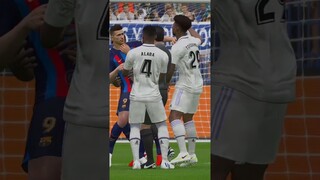 😡LEWANDOWSKI  🤬🤬 vs ALABA &  TCHOUAMENI - Barcelona vs Real Madrid 2023