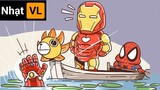 Truyện Tranh Chế Hài Hước (P 99) Iron man, Người Nhện, Én comics