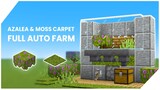 Cara Membuat Azalea & Moss Carpet FULL AUTO FARM - Minecraft Tutorial Indonesia 1.17