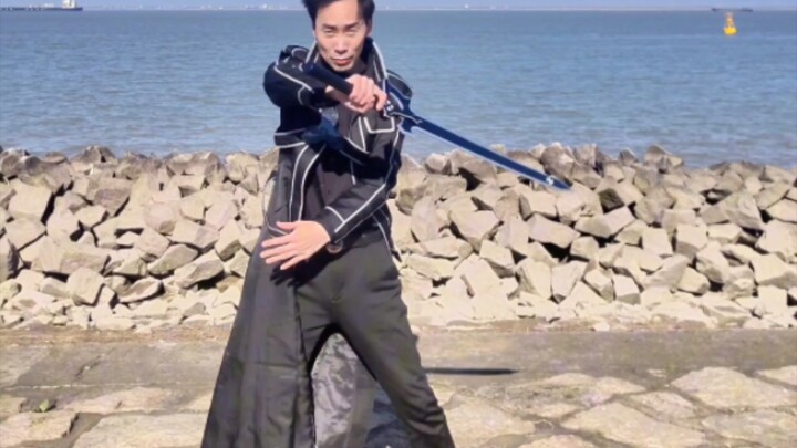 Sword Art Online Kiritani Kazuto's explosive airflow slash, loyal to love, loyal to life, happy in t