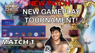 OH JADI INI COMBO DAN GAMEPLAY  DI PATCH TERBARU !! TOURNAMENT MAGIC CHESS SOLO ! MATCH 1