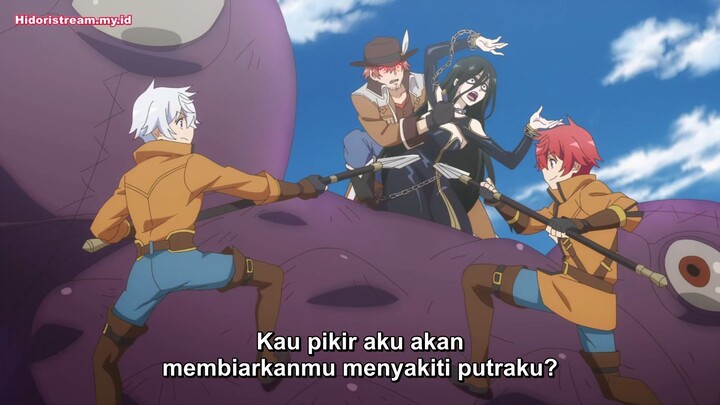 EP 8 - Jidou Hanbaiki ni Umarekawatta Ore wa Meikyuu wo Samayou Season 3 Sub Ind