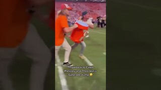 Caleb Pressley And Theo Von Gatorade Dump On Tennessee Coach Josh Heupel