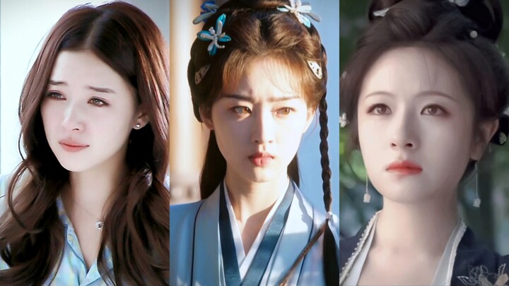 Kan Qingzi × Deng Enxi × Li Landi | Amber Eyes, Stunning Faces