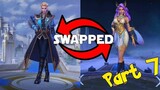 ML HEROES SWAPPED ENTRANCE | FUNNY ENTRANCE PART 7 | CURSED SWAPPED ANIMATIONS | MOBILE LEGENDS WTF