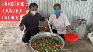 Cá Ngừ Kho Tương Hột Cà Chua.! Đậm đà buổi cơm ngon miệng cho bà con trong khu cách ly phong tỏa.
