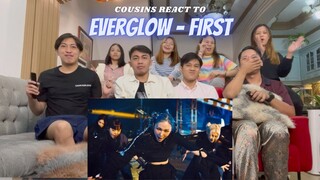 COUSINS REACT TO EVERGLOW (에버글로우) - FIRST MV