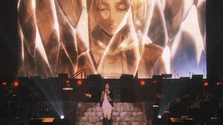 [Attack on Titan/Arnie character song/Chinese subtitles live] The girl is in the cold coffin (she is