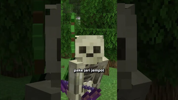 Minecraft tapi aku jadi SKELETON