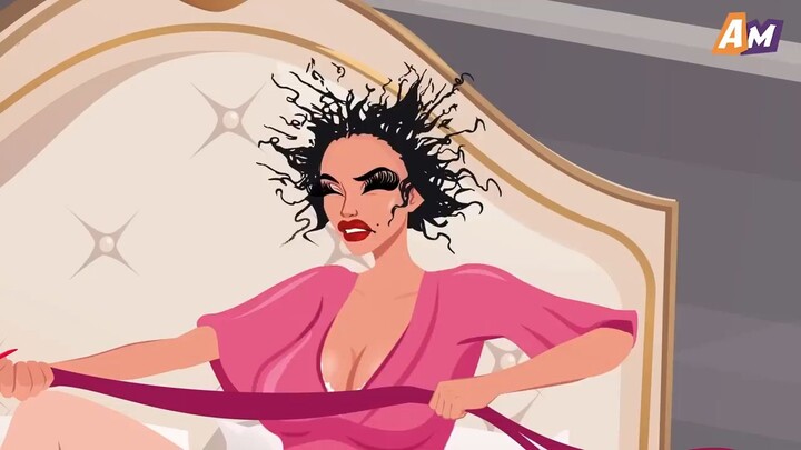 A beauty woke up on a bed in the middle of the city | AM