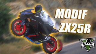 MODIF KNALPOT ZX25R !! SUARANYA LEBIH GAHAR !!  | GTA V ROLEPLAY INDONESIA