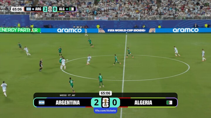HIGHLIGHTS： Argentina v Algeria ｜ FIFA World Cup 2026™ ｜ 17⧸06⧸2026