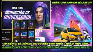 Free Fire| Chuỗi Sự kiện gì sẽ diễn ra sau sinh nhật ?Garena  tặng người chơi FF hẳn cái oto quá đã