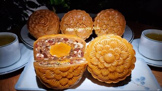 Bánh Trung Thu Thập Cẩm|Cách Làm Bánh Trung Thu Thập Cẩm Trứng Muối Chà Bông|Món Ngon Mẹ Nấu